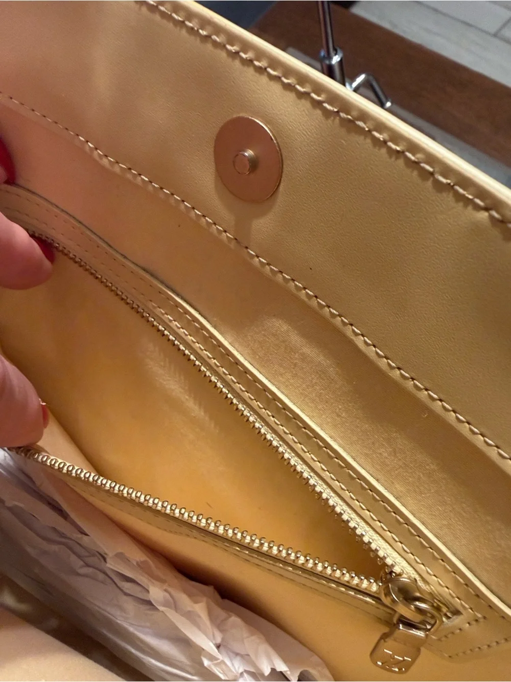 Authentic Louis Vuitton Vintage Epi Saint Tropez Tote Vanilla